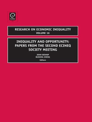 cover image of Research on Economic Inequality, Volume 16